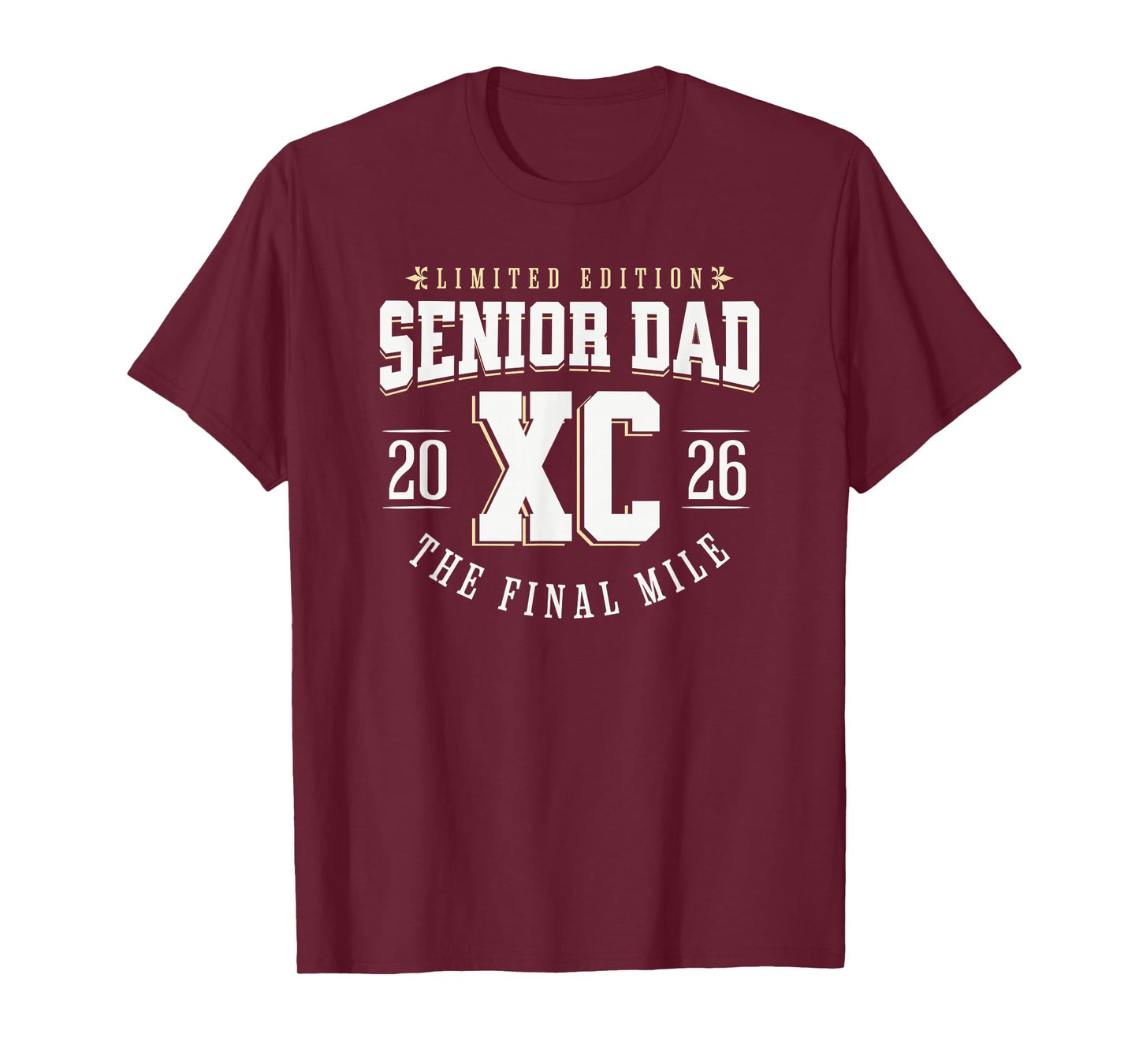 Cross Country Senior Dad 2026 The Final Mile T-Shirt