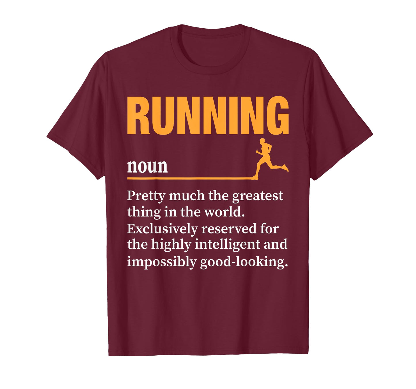 Running Definition Humor Marathon Funny Athlete Runner T-Shirt