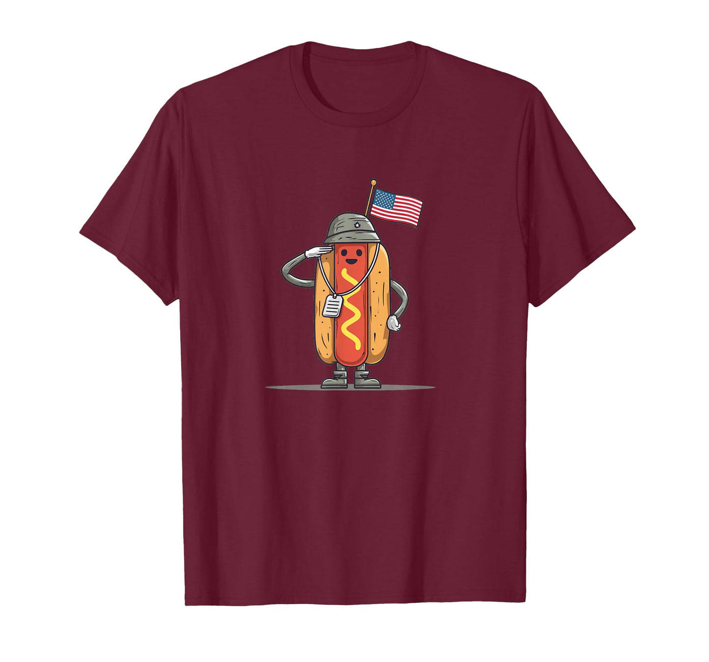 Cool Military Weenie Costume for Hotdogs Lovers T-Shirt