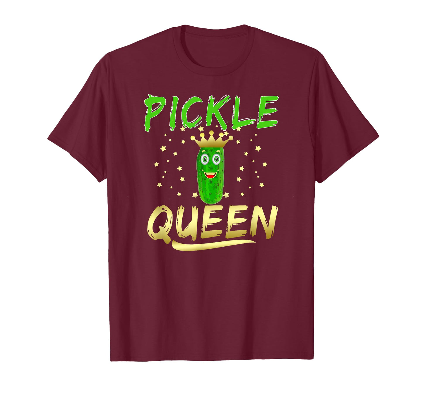 Pickle Queen Funny Pickle Enthusiast Cucumber T-Shirt