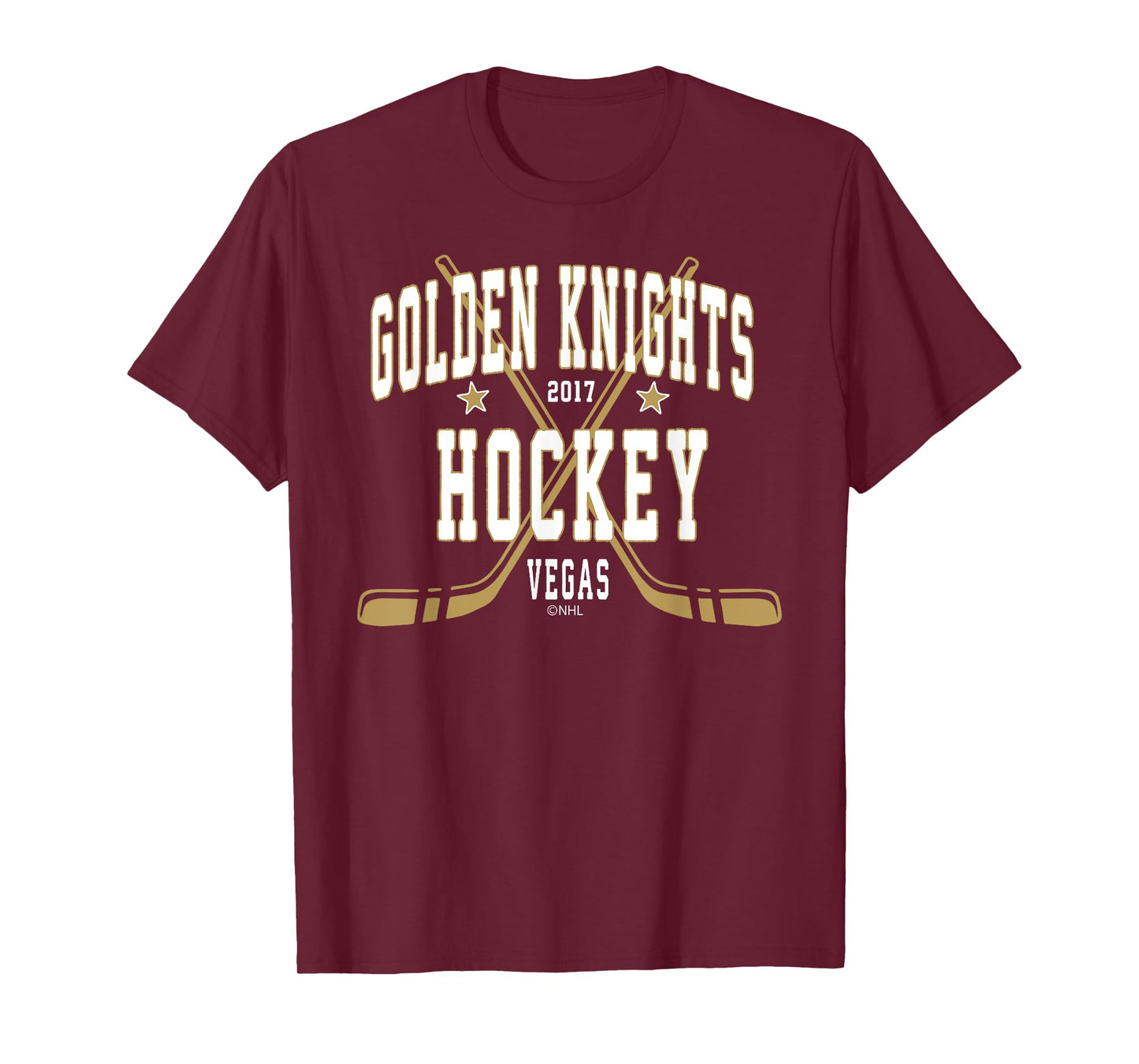 Vegas Golden Knights Stars Black Officially Licensed T-Shirt