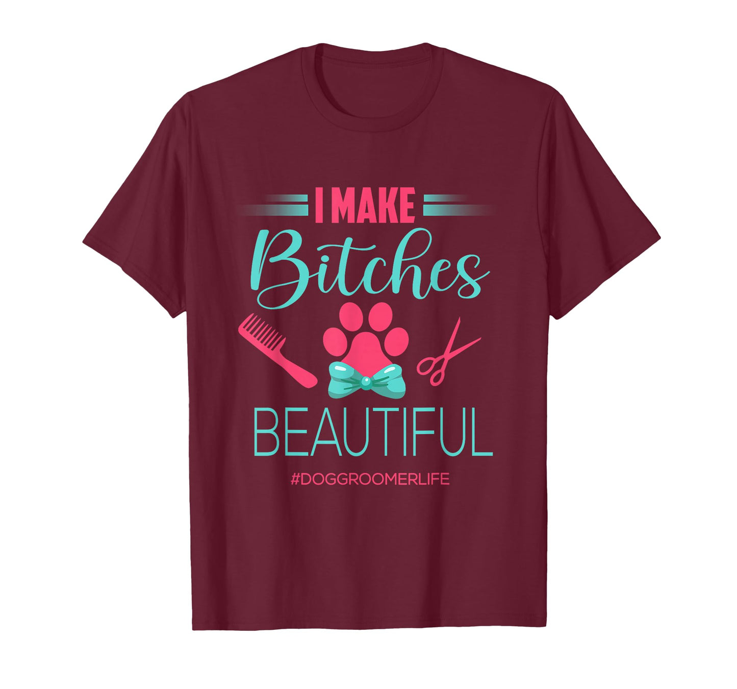 Dog Groomer Shirt Dog Grooming Outfit Funny Dog Groomer Gift T-Shirt