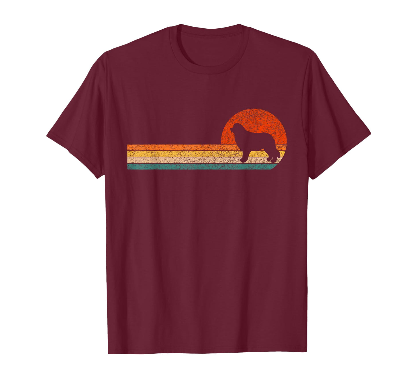 Funny Newfoundland Dog Newfie Owner Retro Vintage T-Shirt