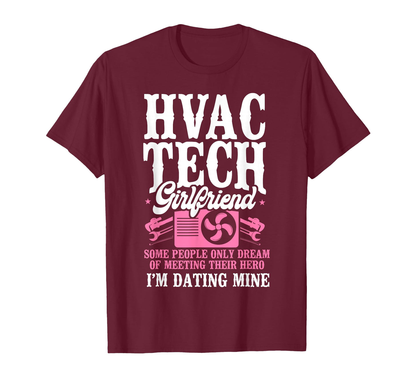 HVAC Technician Tech Girlfriend Vintage Hvac Tech Girlfriend T-Shirt