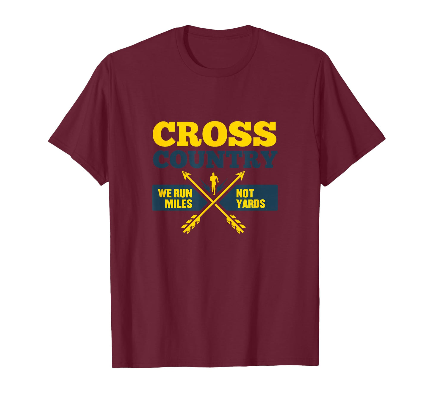 Funny XC Cross Country Coach Gift We Run Miles Men Women T-Shirt