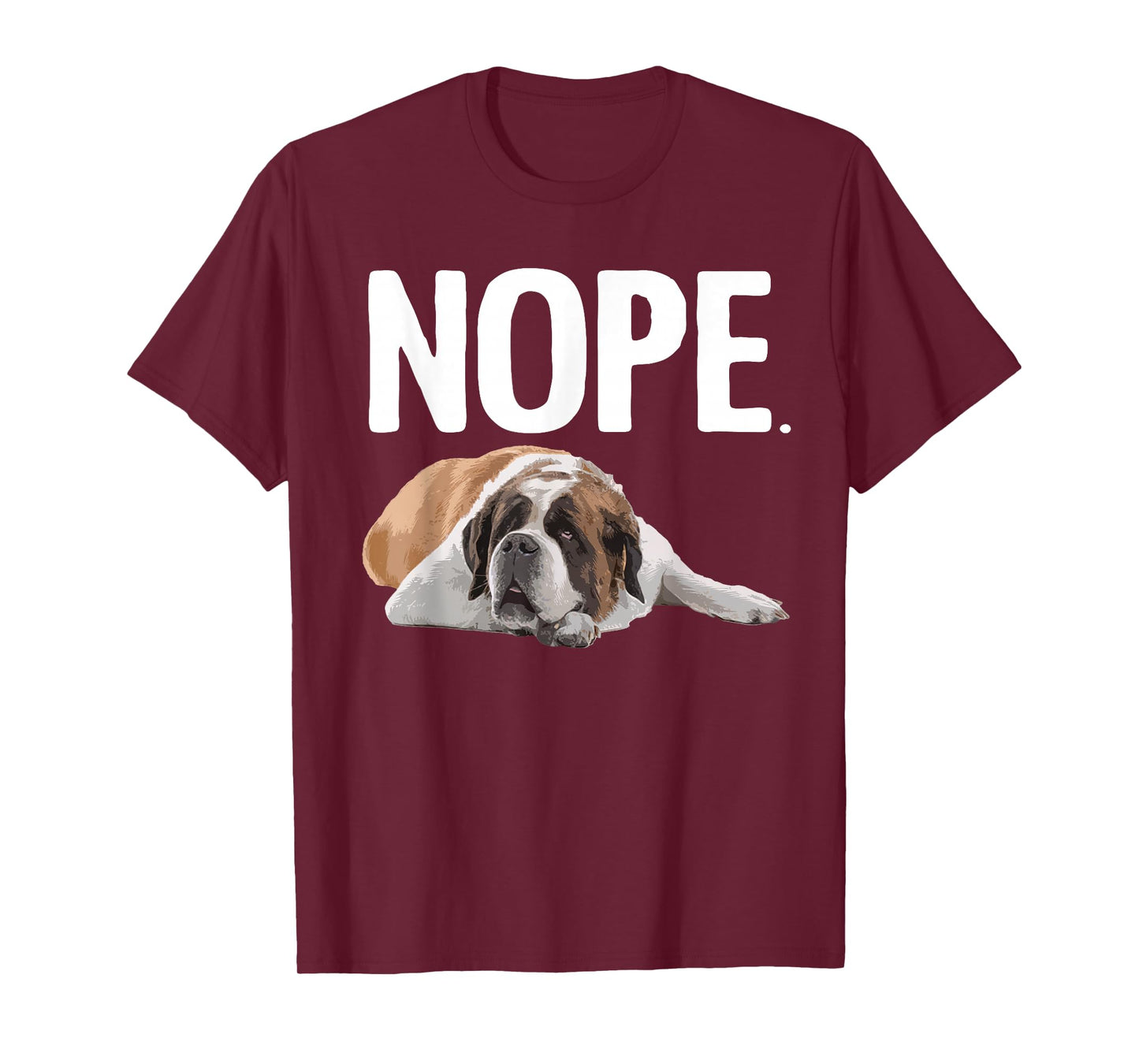 Funny Saint Bernard Art For Men Women St. Bernard Dog Lovers T-Shirt