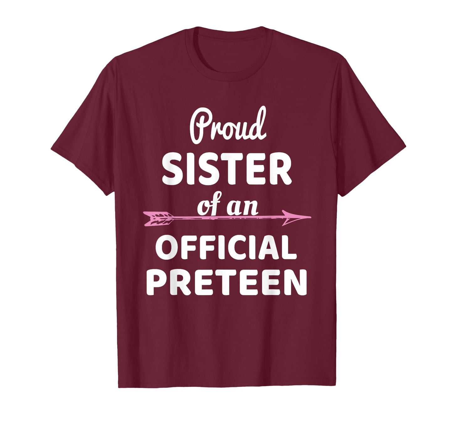 Proud Sister Of An Official Preteen 12th Birthday Party T-Shirt
