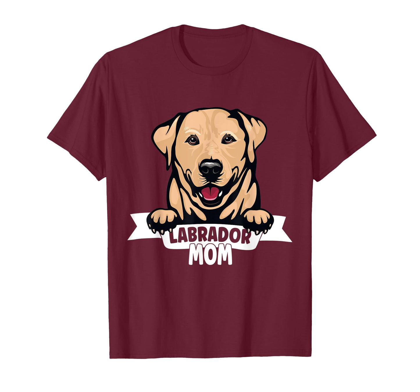 Labrador Mom blonde Lab yellow Labrador Retriever T-Shirt