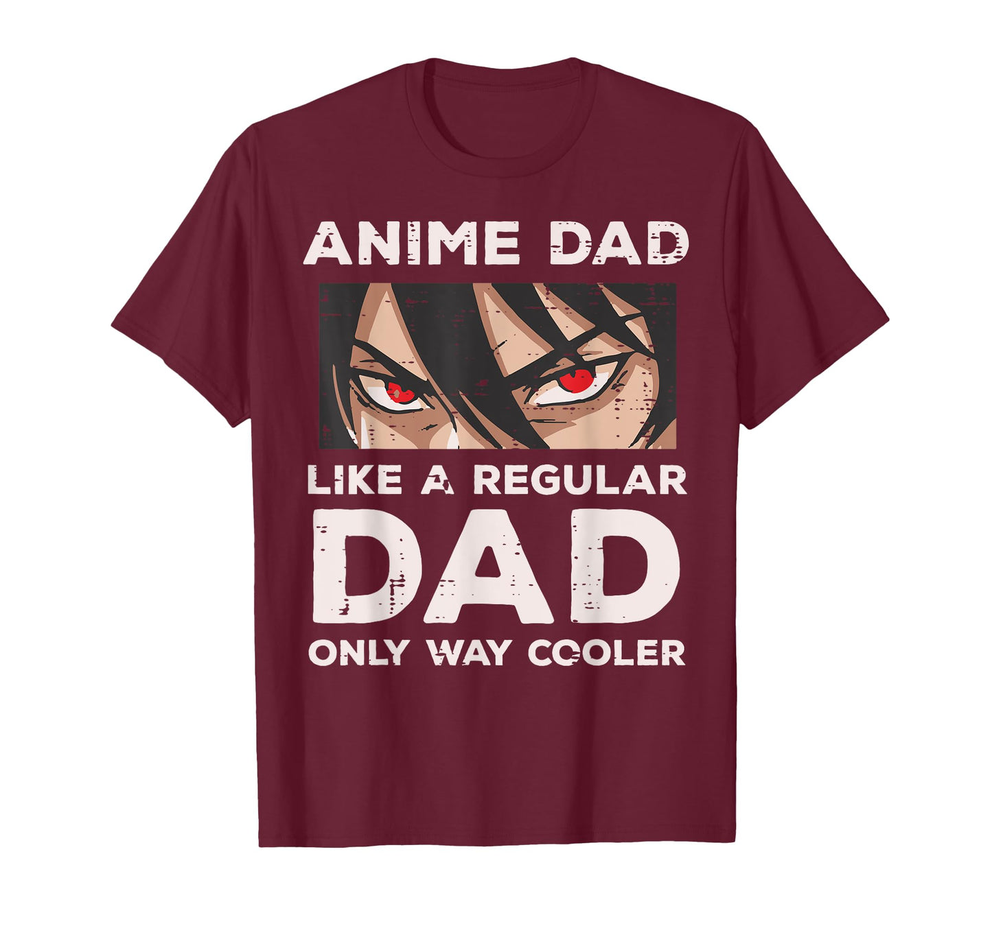 Anime Dad Like Regular Cooler Funny Fathers Day Daddy Papa T-Shirt