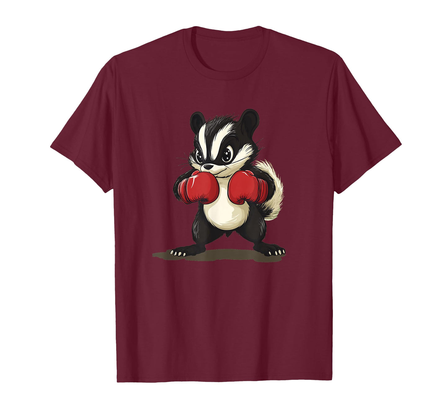 Funny Skunk Costume with Boxing Gloves for Boys and Girls T-Shirt