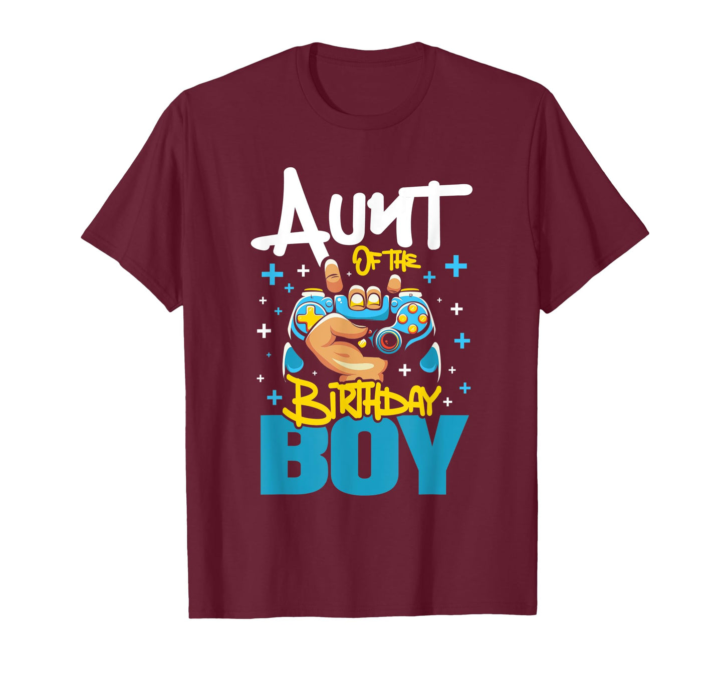Aunt Of The Birthday Boy - Auntie Video Game Gamer Nephew T-Shirt
