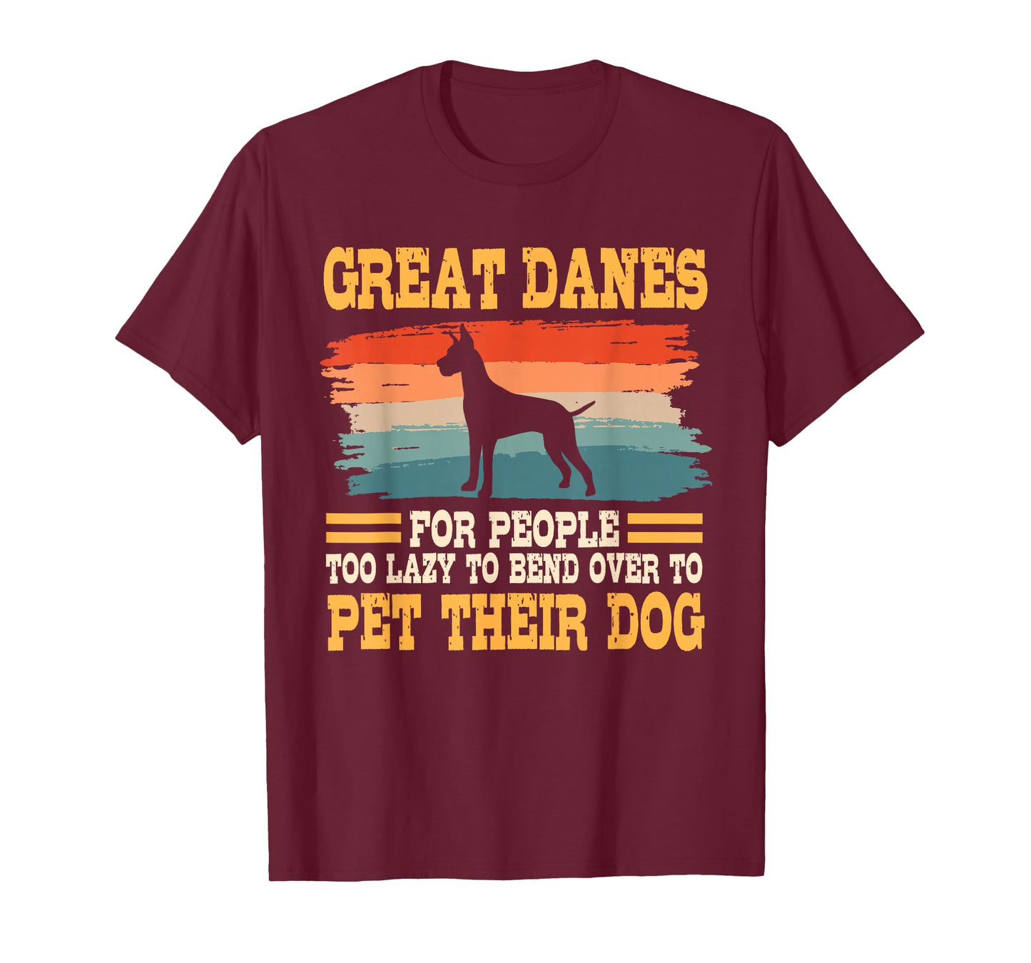 Great Dane Retro Vintage German Mastiff Gentle Dog Lover T-Shirt