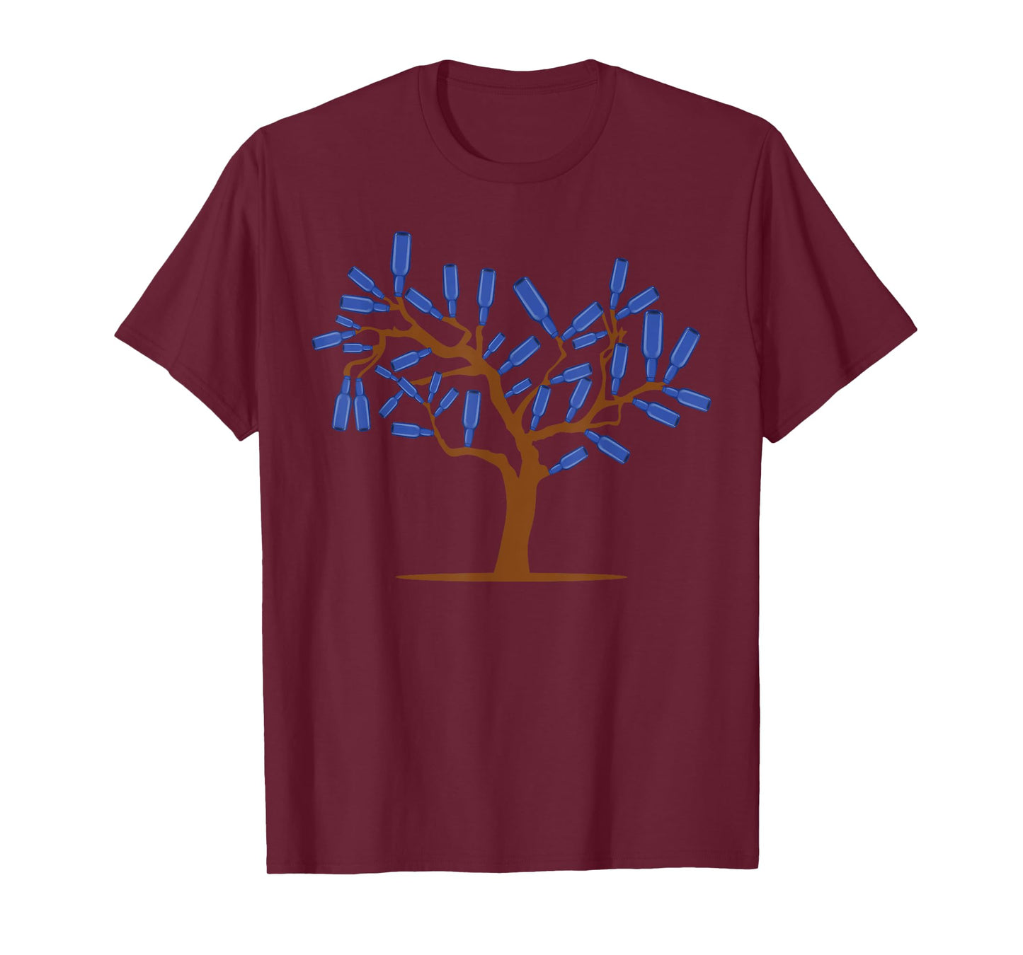 Blue Bottle Tree Gullah Tee Catch Evil Spirits T-Shirt