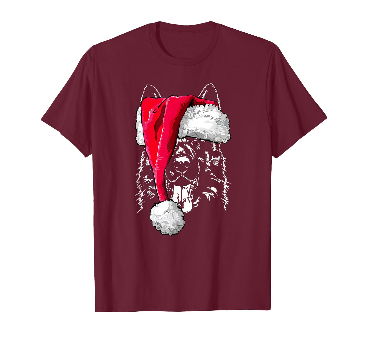 Funny German Shepherd Christmas T Shirt dog shirt tee gift T-Shirt