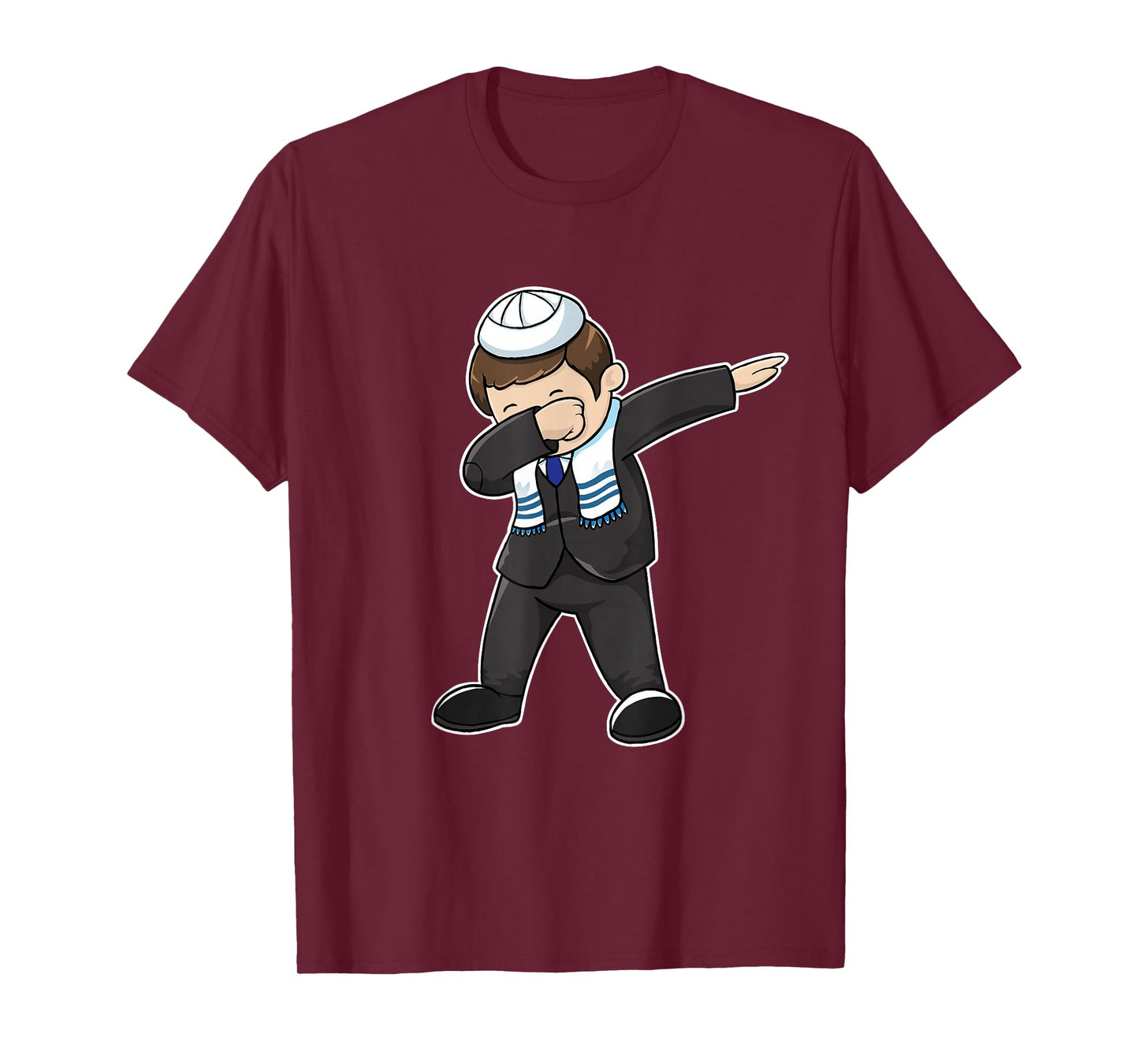 Bar Mitzvah Dabbing Jewish Boy Funny Hanukkah Gift T-Shirt