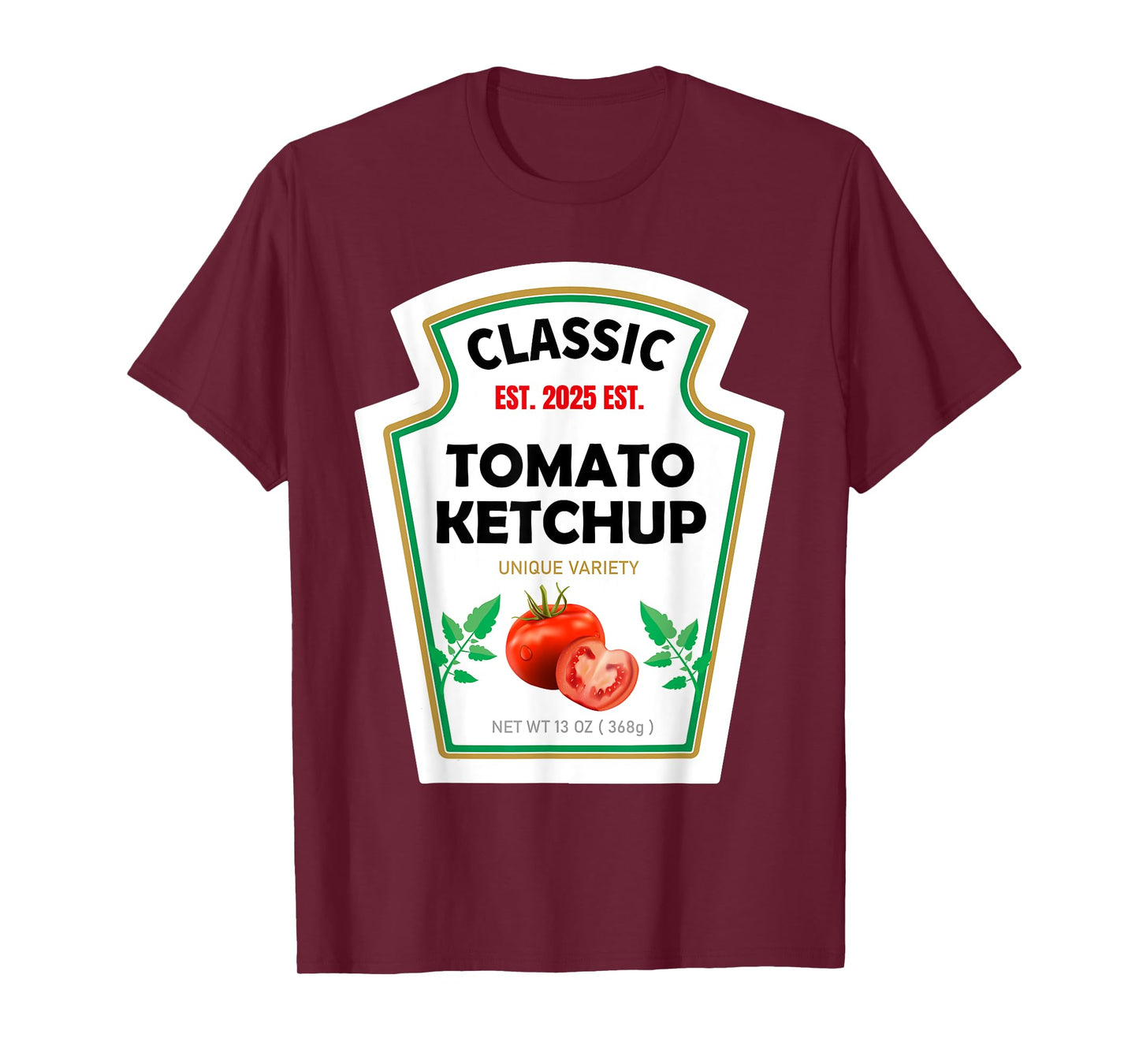 Red Ketchup DIY Costume Matching Couples Groups Halloween T-Shirt