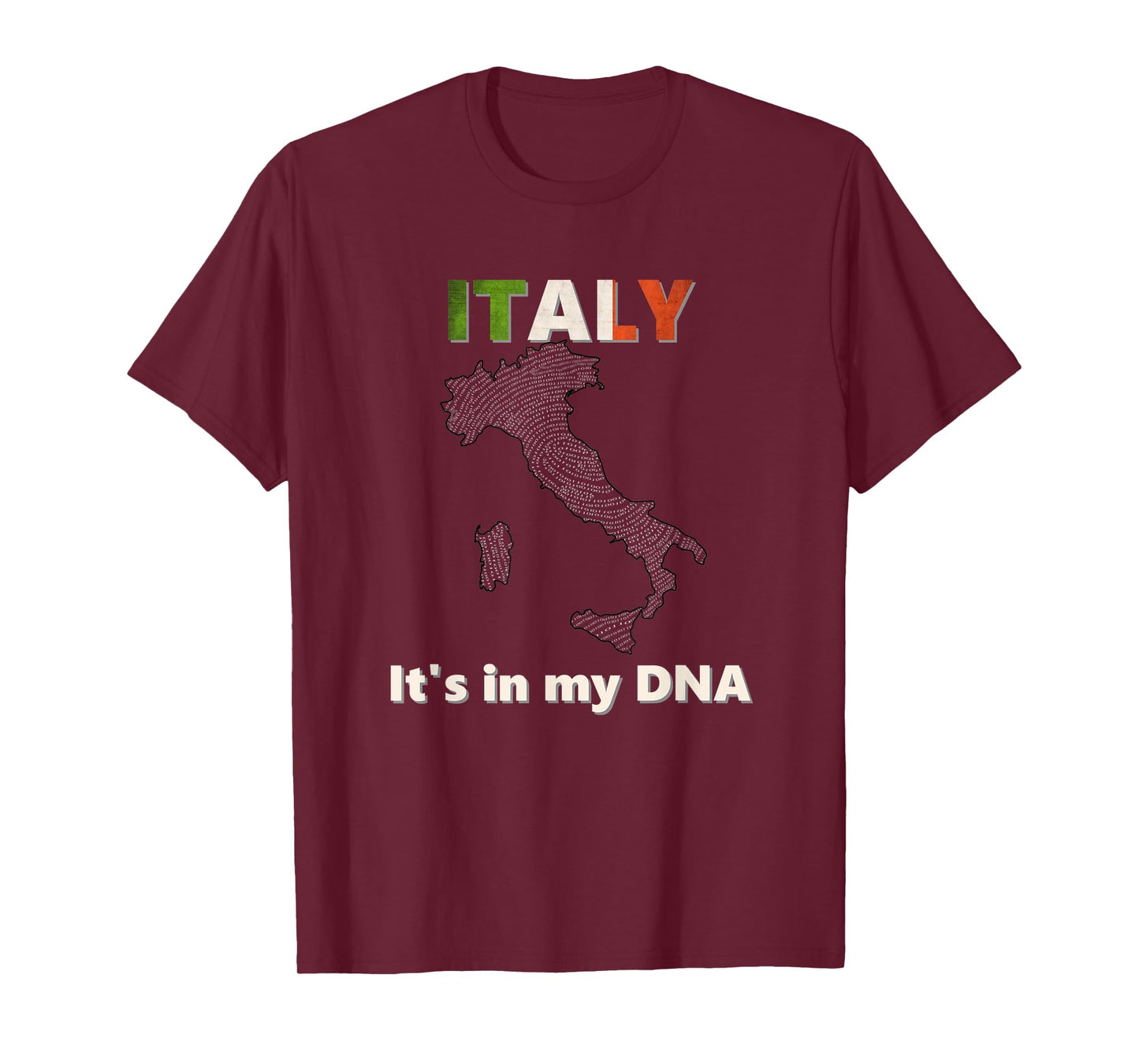 Italy - It's In My DNA - Italian heritage and pride t-shirt