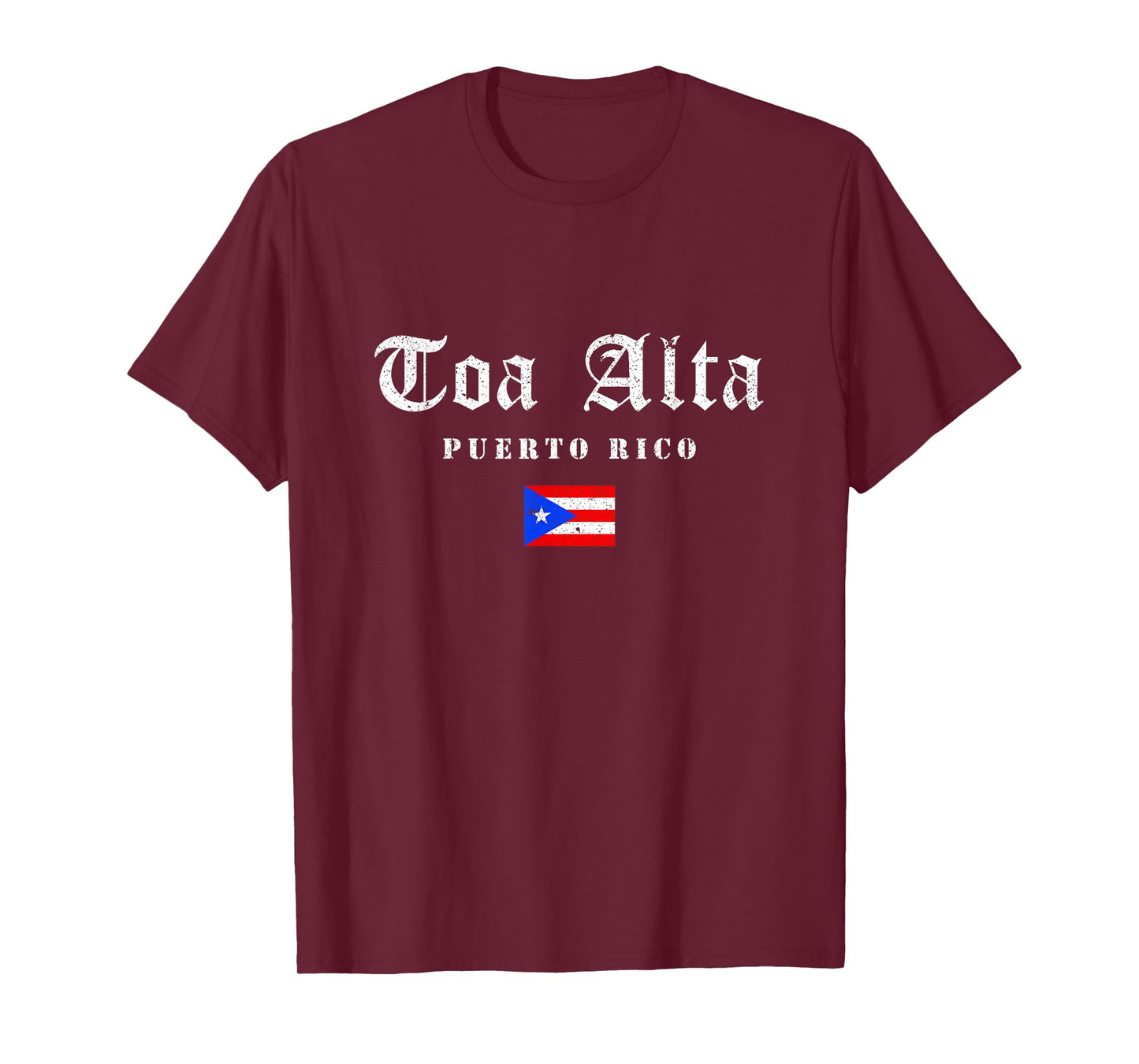 Vintage TOA Alta Puerto Rico Flag Pride Home Root Travel T-Shirt