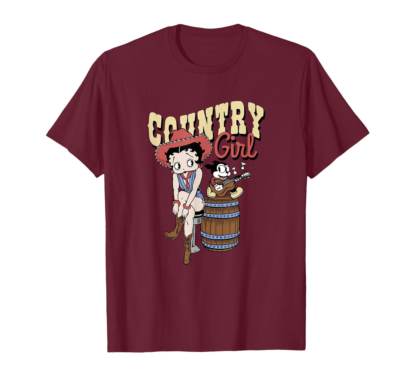 Betty Boop Sassy Country Girl Vintage Betty T-Shirt