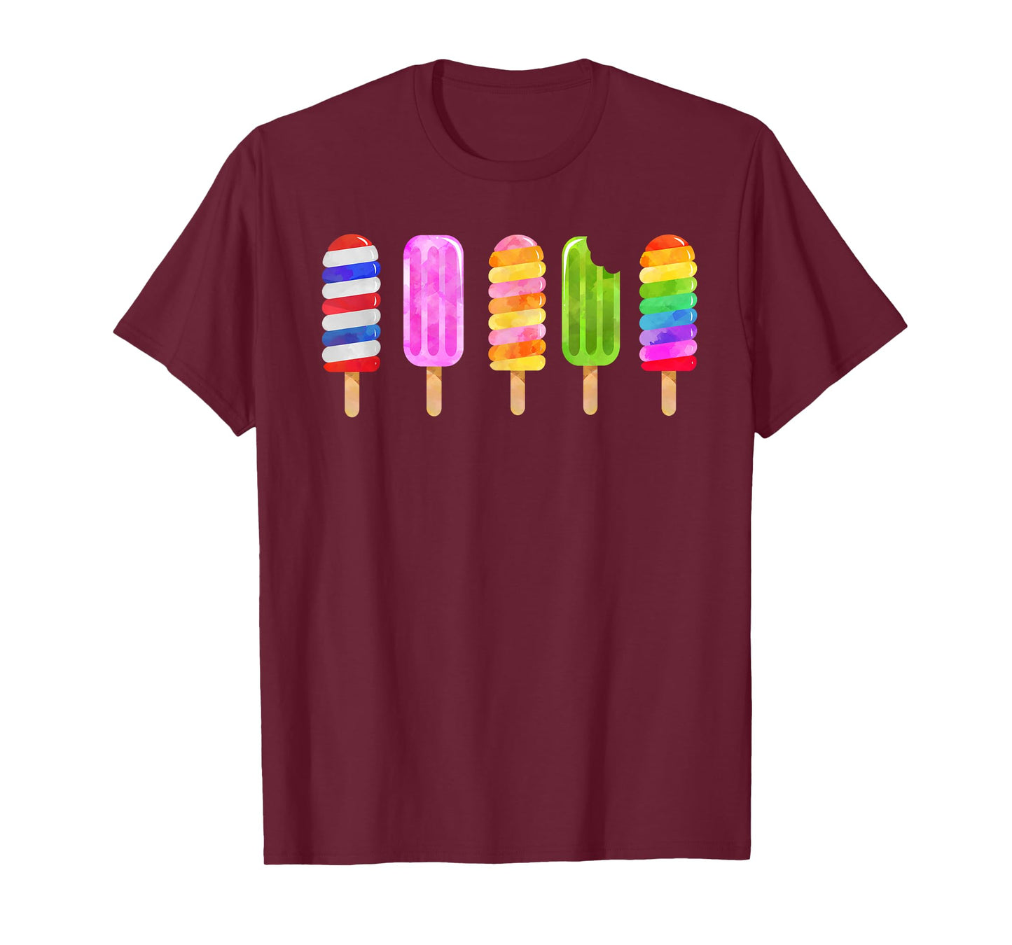 Summer Shirt for Kids Popsicles Fun Birthday Camp Swimming T-Shirt