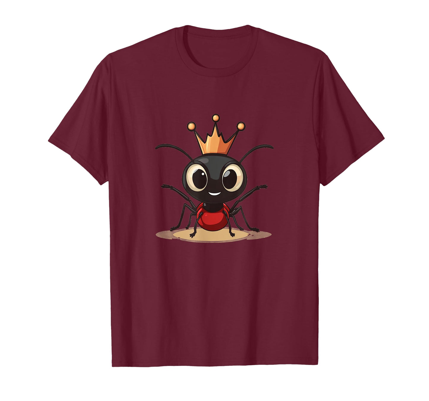 Funny looking Ant with Crown for Kingdom and Ants Lovers T-Shirt