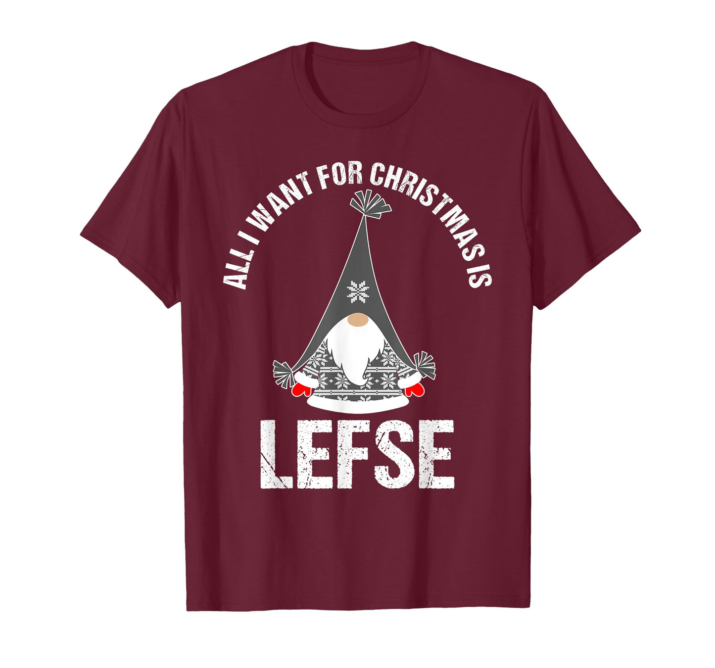 Lefse Christmas Tomte Gnome TShirt Scandinavian Nordic