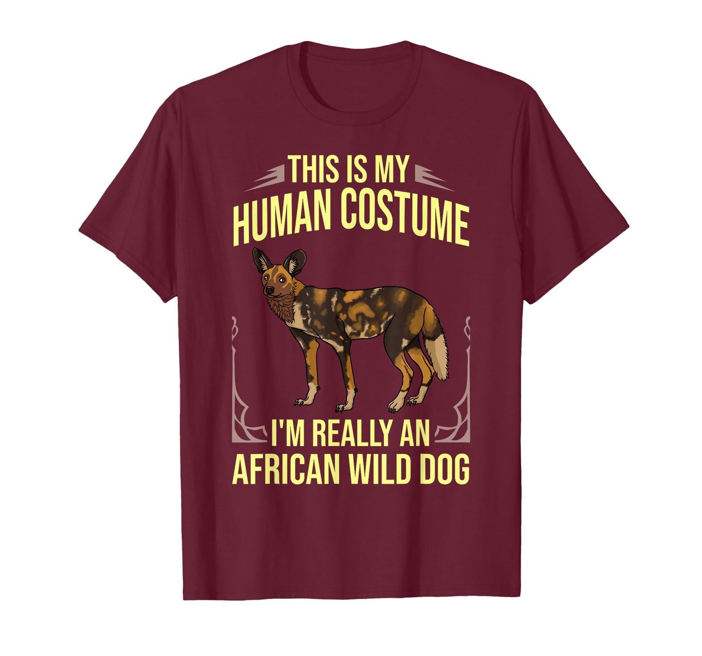 African Wild Dog Gift African Painted Dog Pup T-Shirt