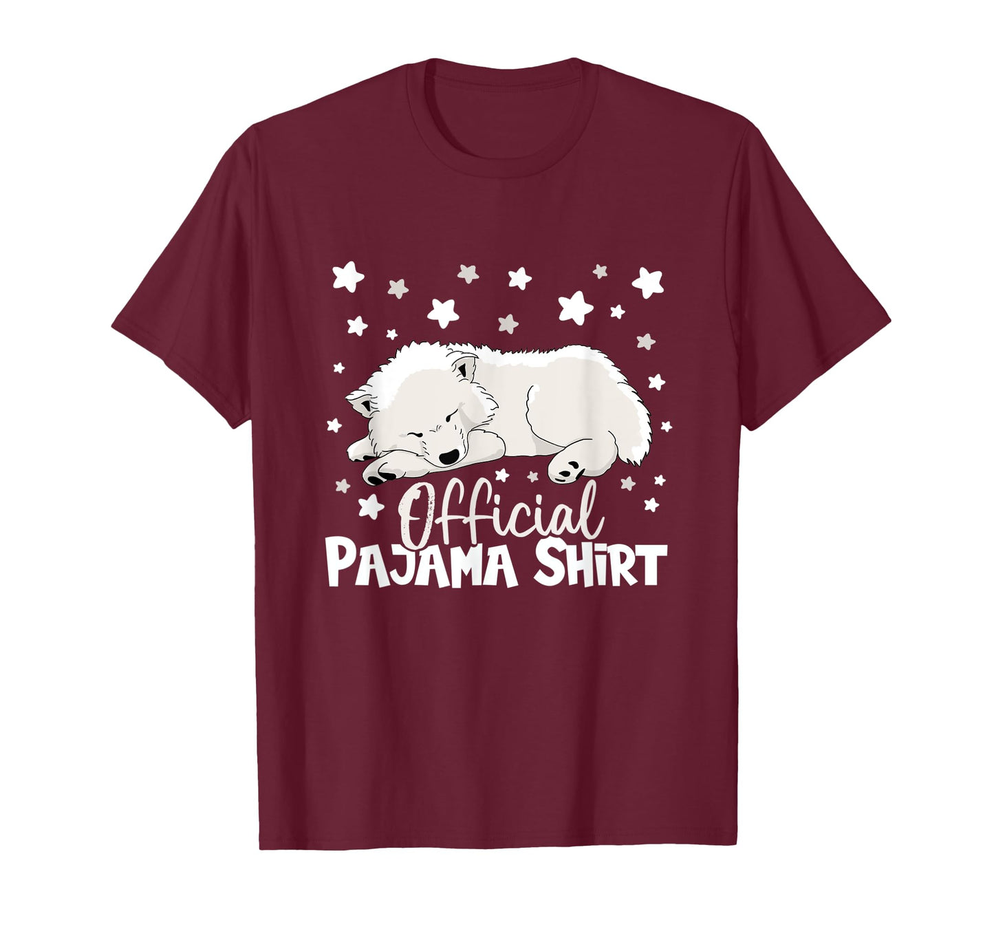 Official pajama napping shirt Samoyed dog pajamas Men Women Kids T-Shirt