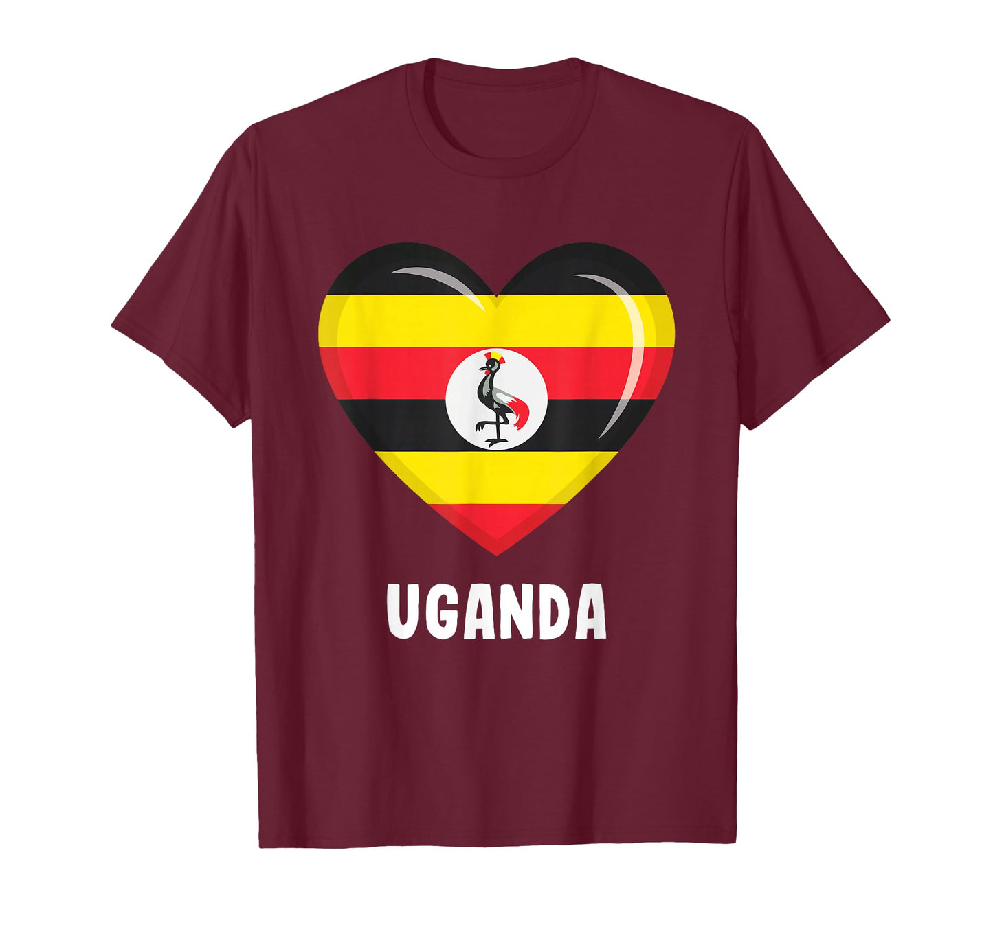 Uganda Flag Jersey T-Shirt