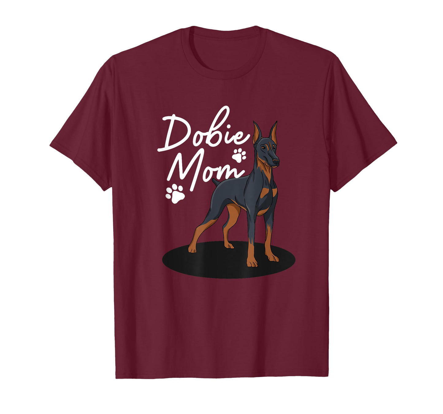 Cool Doberman Mom For Women Girls Mother Doberman Pinscher T-Shirt