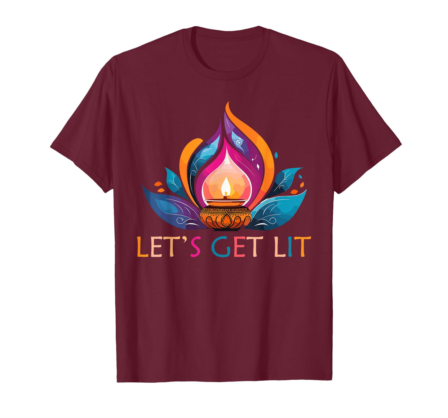 Let's Get Lit Happy Diwali Festival of Light T-Shirt