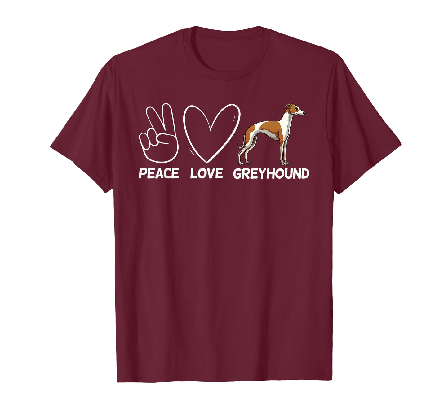 Cute Greyhound Art for Men Women Dog Italian Greyhound Lover T-Shirt