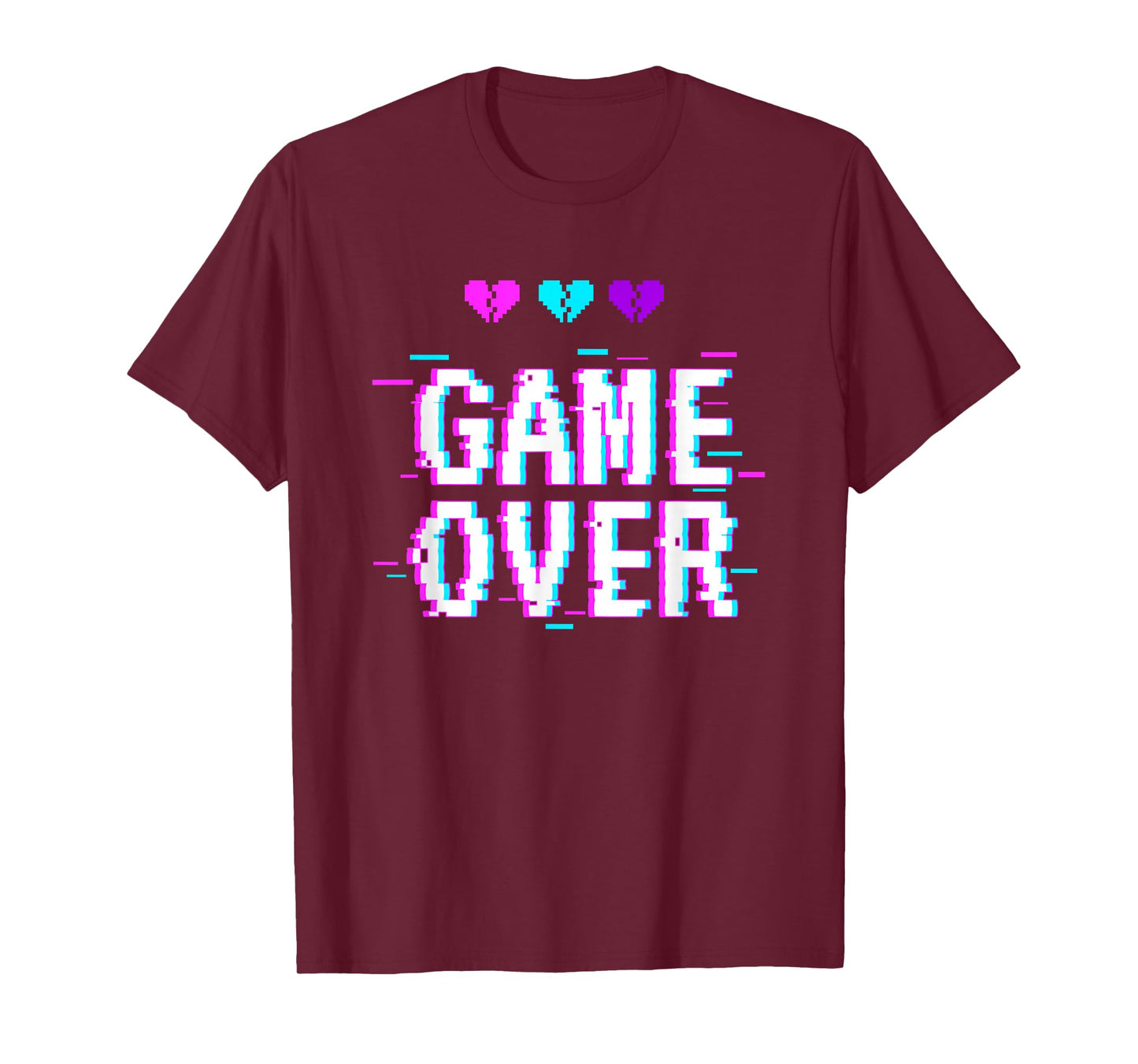 Vaporwave Aesthetic Style Game Over Yami Kawaii Pastel Goth T-Shirt