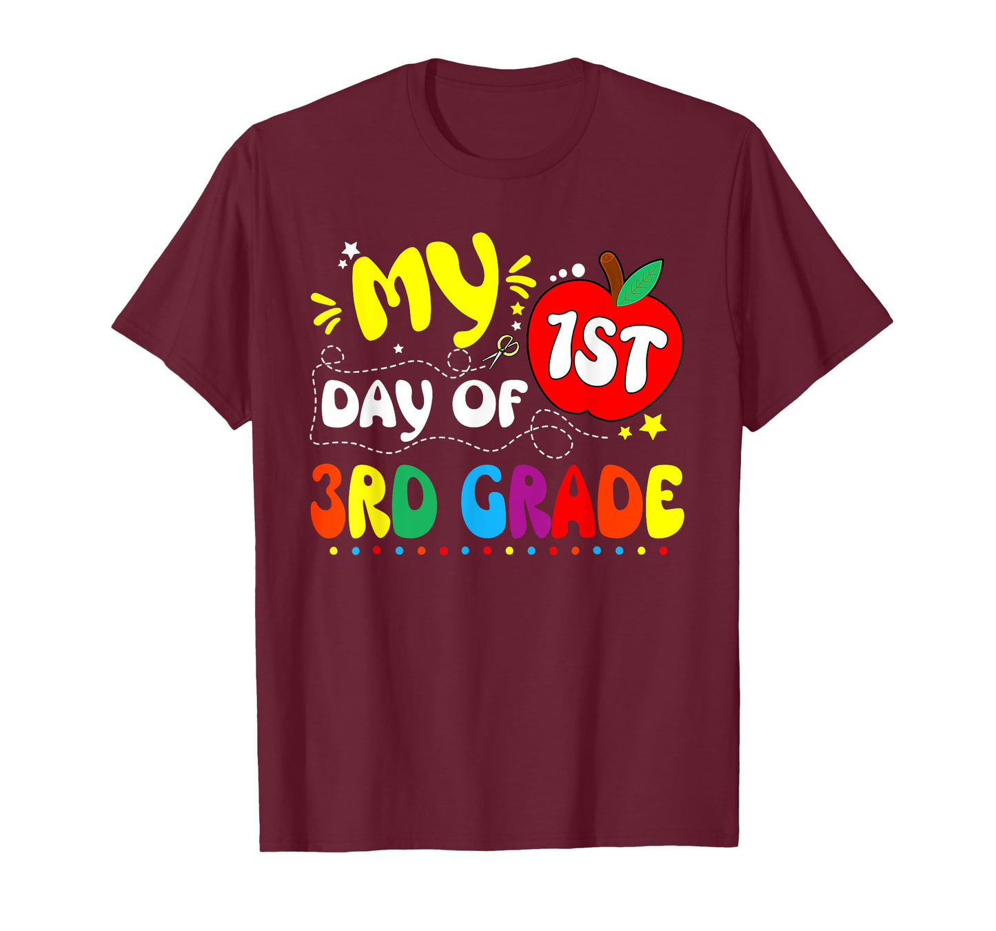 My First Day Of 3rd Grade Teacher Kids 1st Day Of School T-Shirt