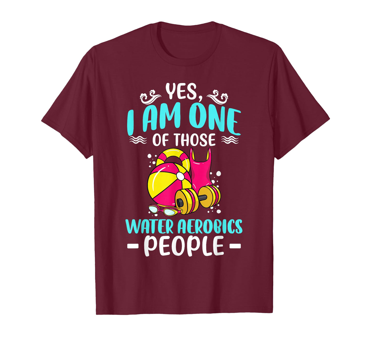 Water Aerobics Swimming Pool Workout Exercise T-Shirt
