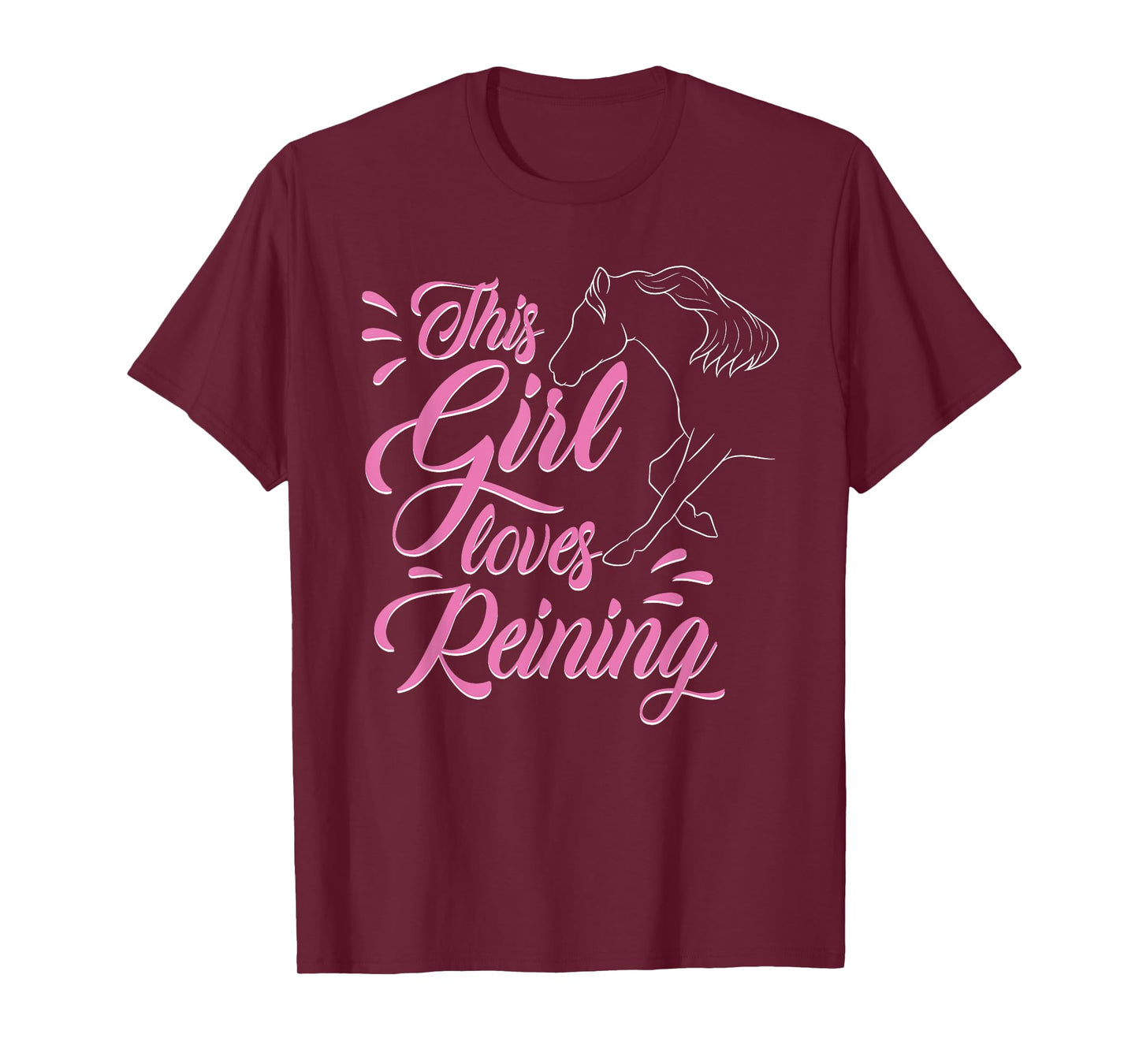 Funny Reining Horse Rider Horseback Riding Equestrian Gifts T-Shirt