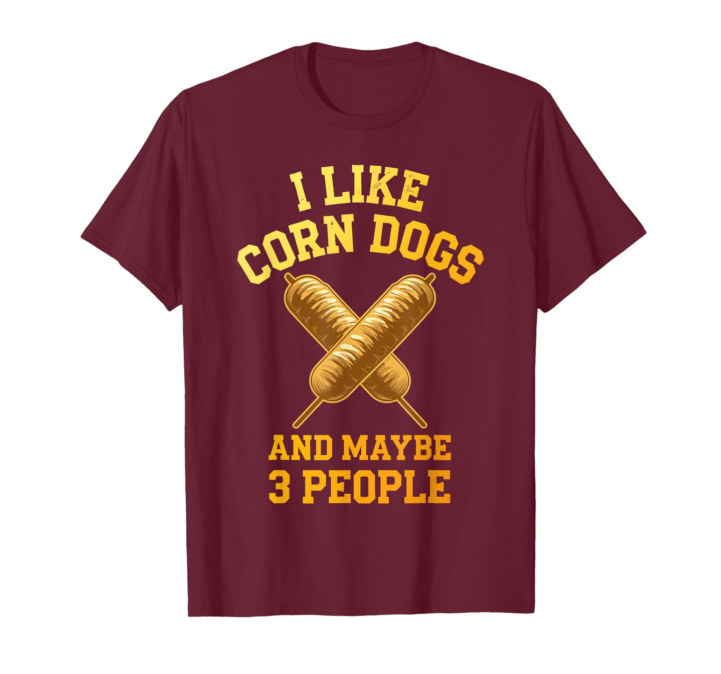 Cool Corn Dog Novelty for Men Women Adult Corn Dog Lover T-Shirt