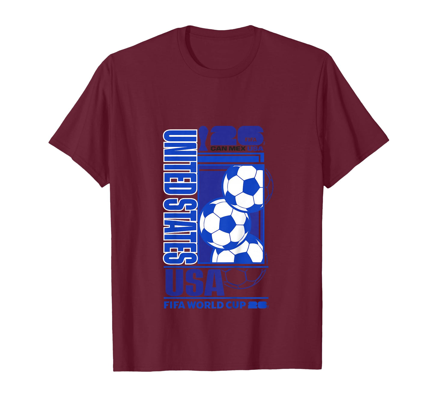 Kids FIFA WORLD CUP26 USA Host Country Football T-Shirt