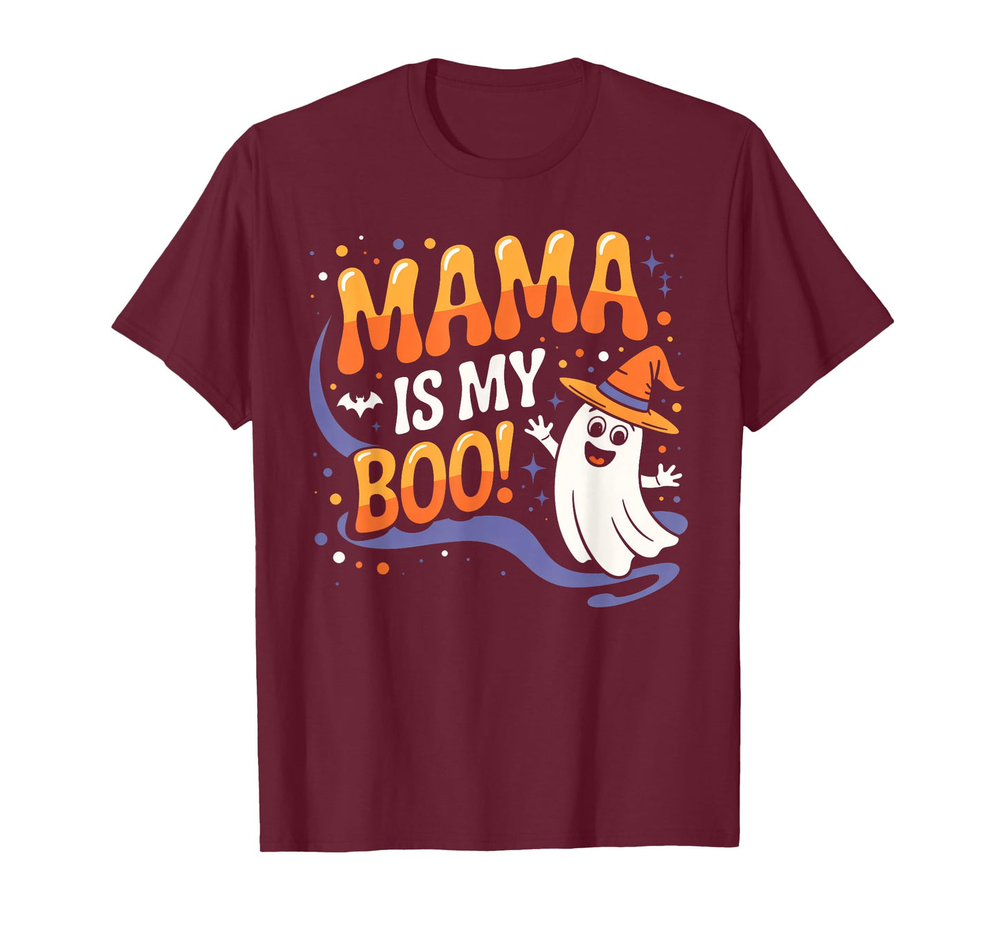 Groovy Mama Is My Boo Halloween Toddler Boys Girls Kids T-Shirt