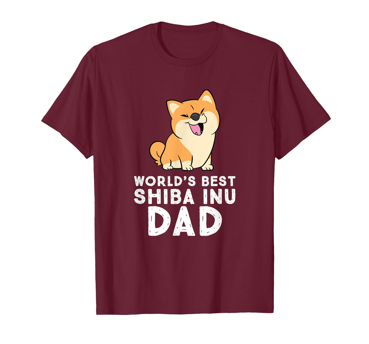 World's Best Shiba Inu Dad Dog Shiba Dad T-Shirt