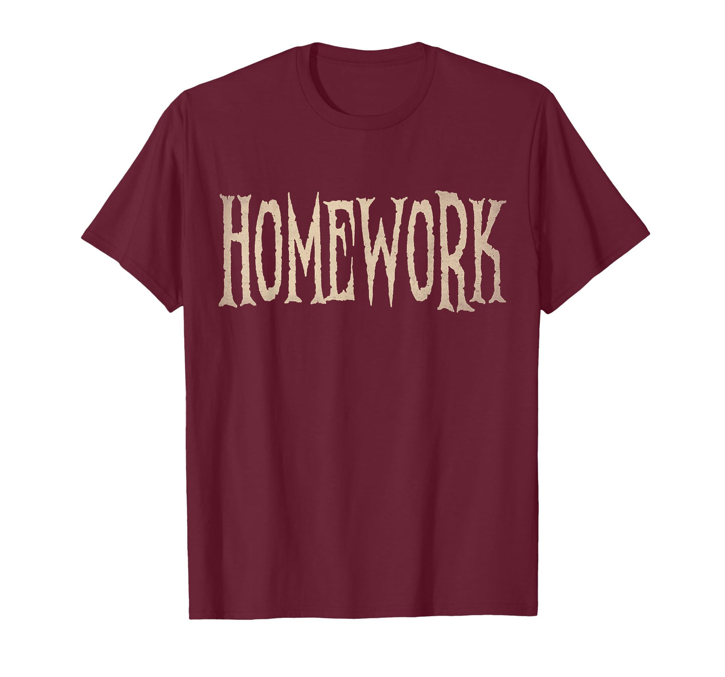 Homework Funny Halloween Teacher Costume for Men Women Kids T-Shirt