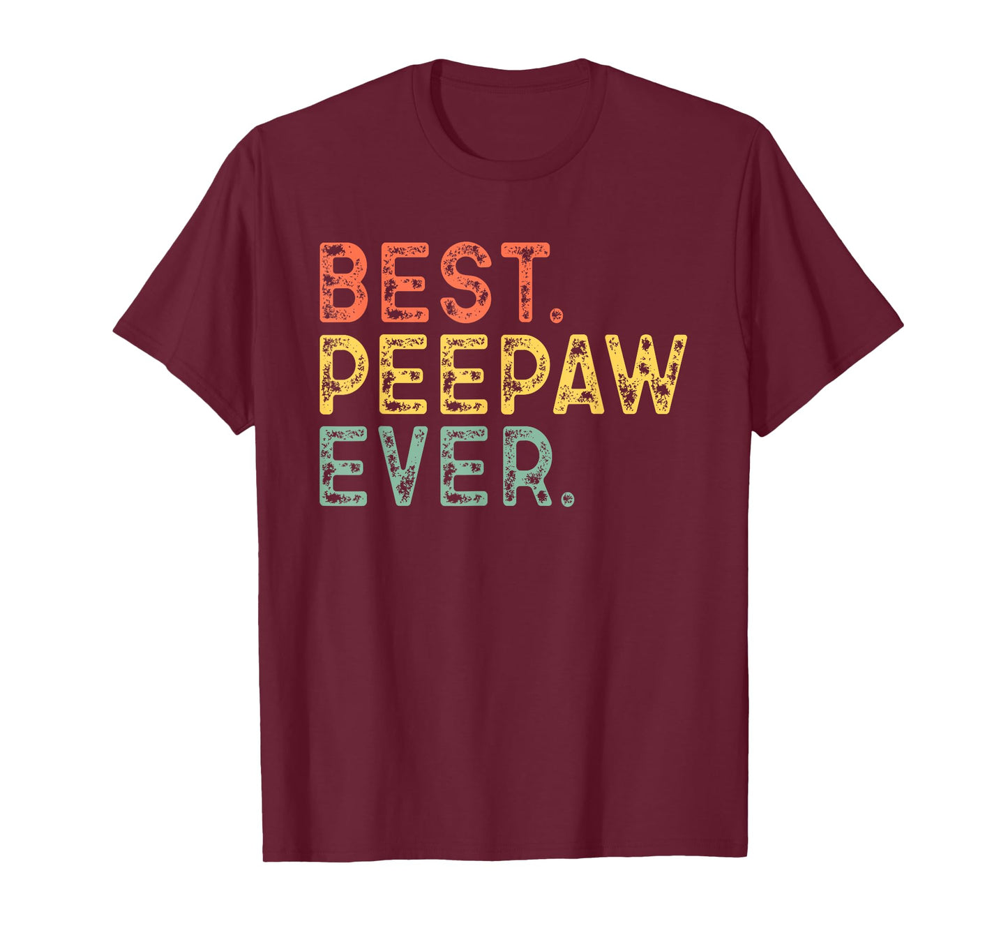 Pee-Paw Family Vintage Retro Best PeePaw Ever T-Shirt