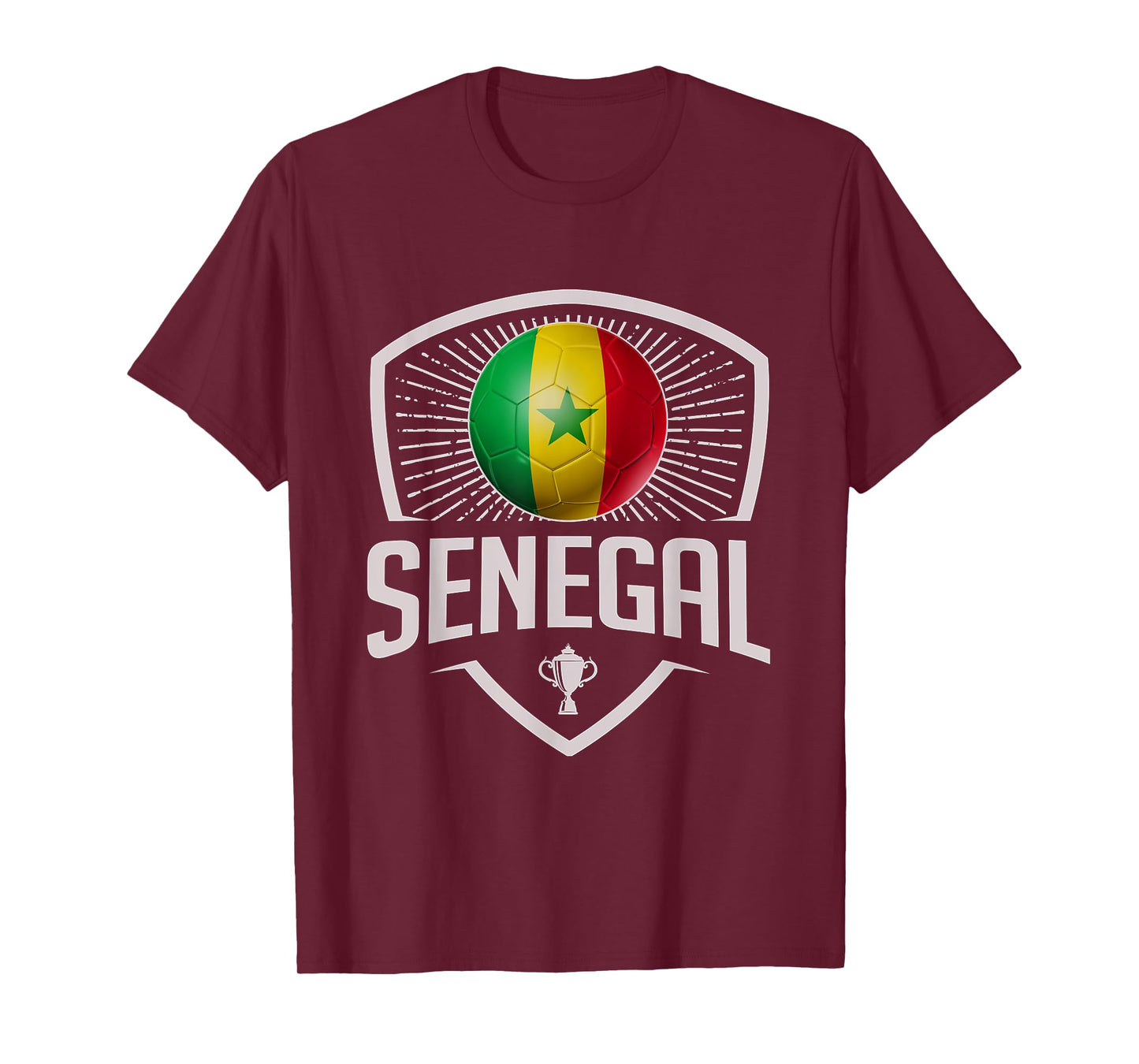 Soccer Support the Team Football Fan Senegalese Senegal Flag T-Shirt