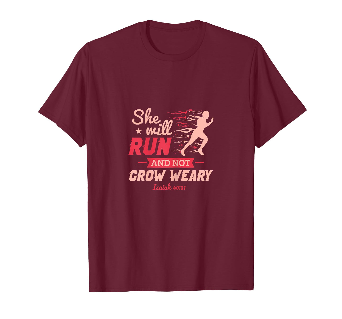 Funny She Will Run XC Cross Country Running Gift Men Women T-Shirt