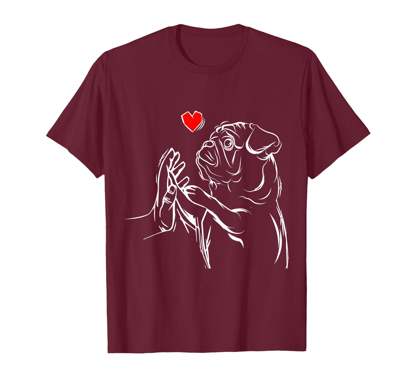 Pug Love Dog Holder Mummy Gift Idea T-Shirt