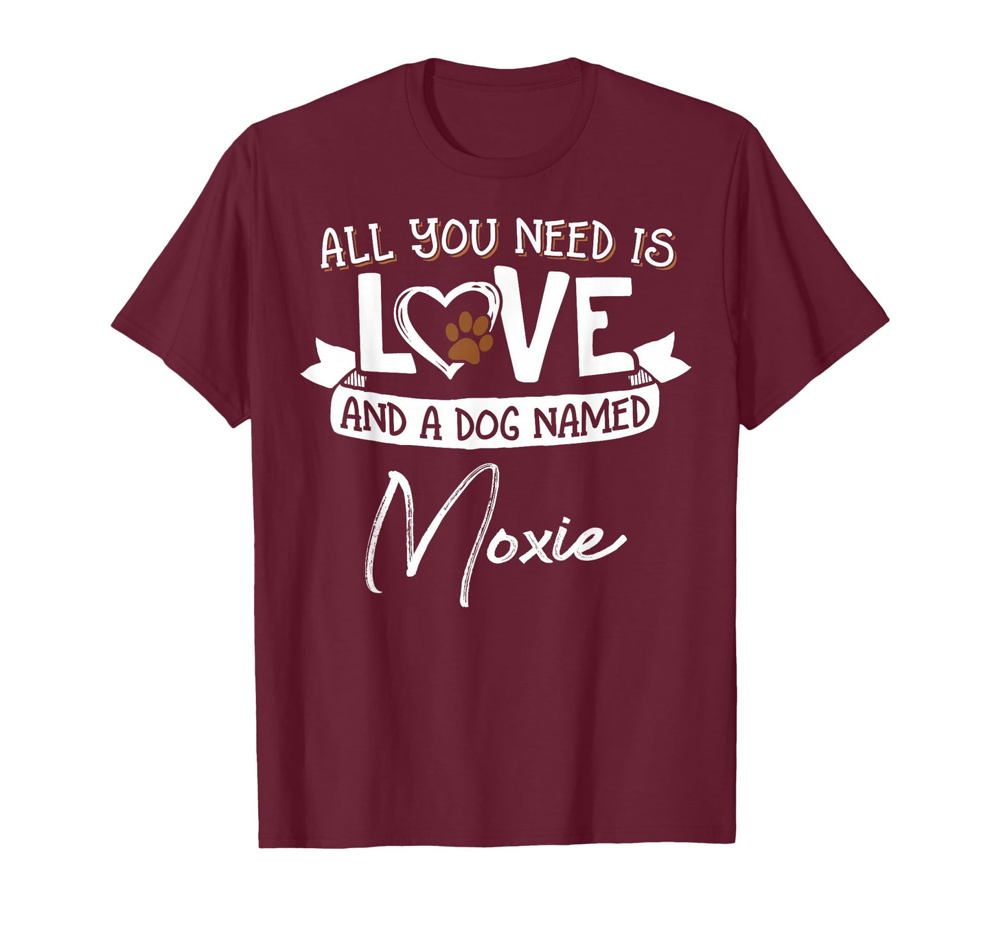Cute Dog Named Moxie Shirt for Women and Men T-Shirt