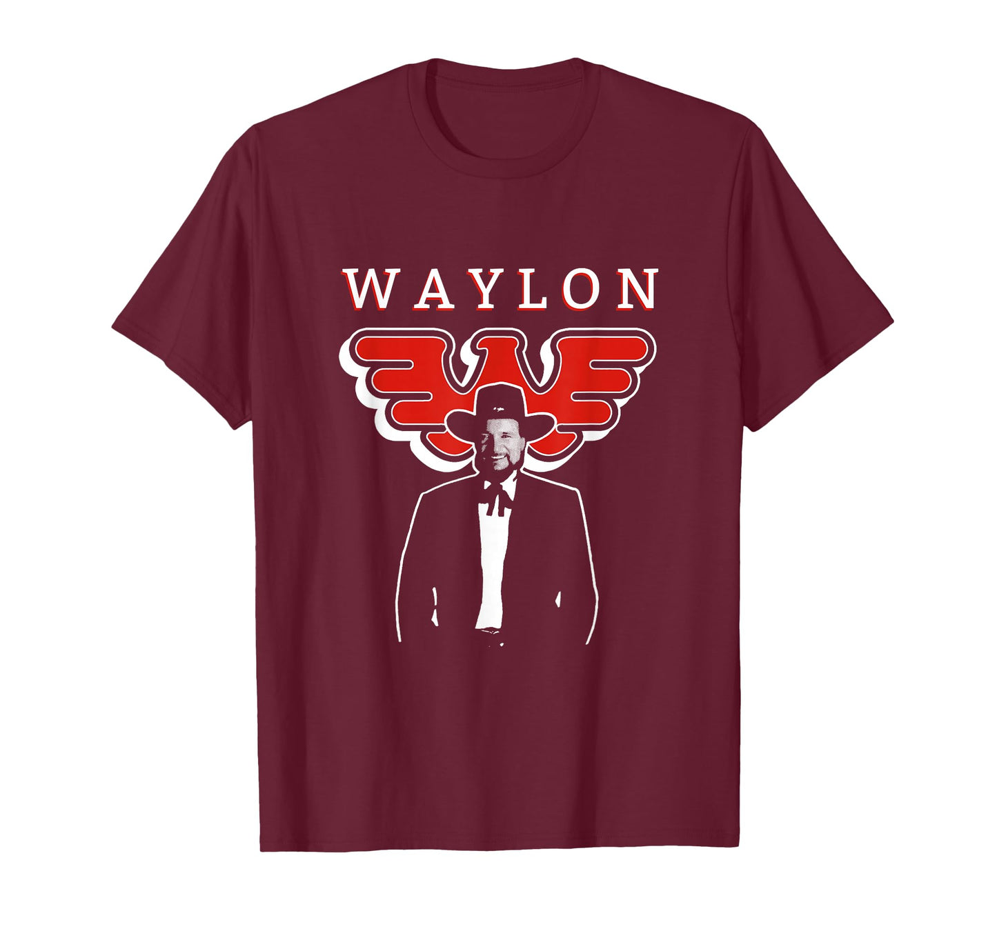 Waylon Jennings - Official Merchandise - Full Circle T-Shirt