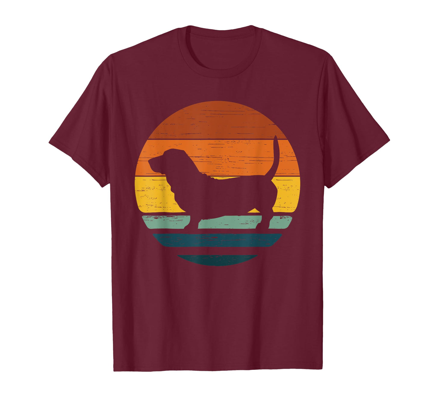 Bassador Vintage Retro Mom Dad Dog T-Shirt for Men Women Girls Kids