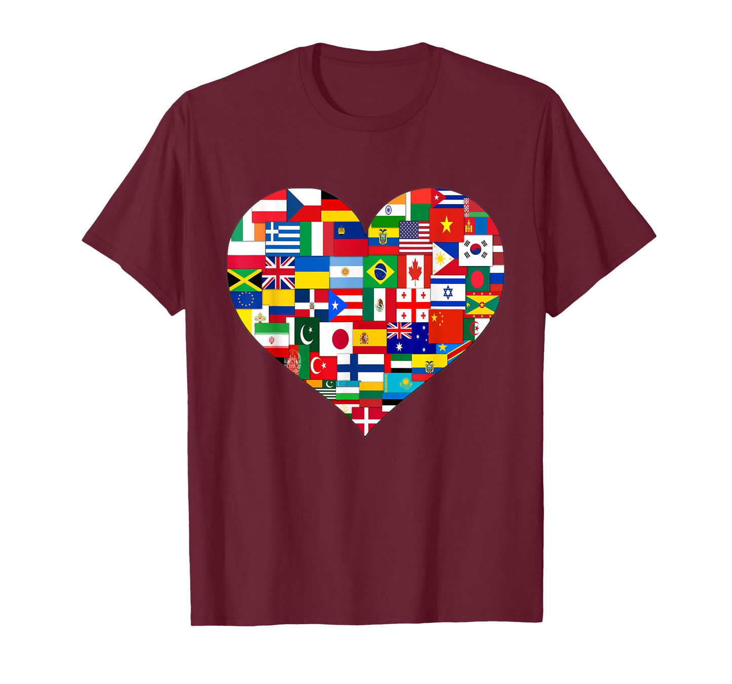 Flags of the Countries of the World,International Gift T-Shirt