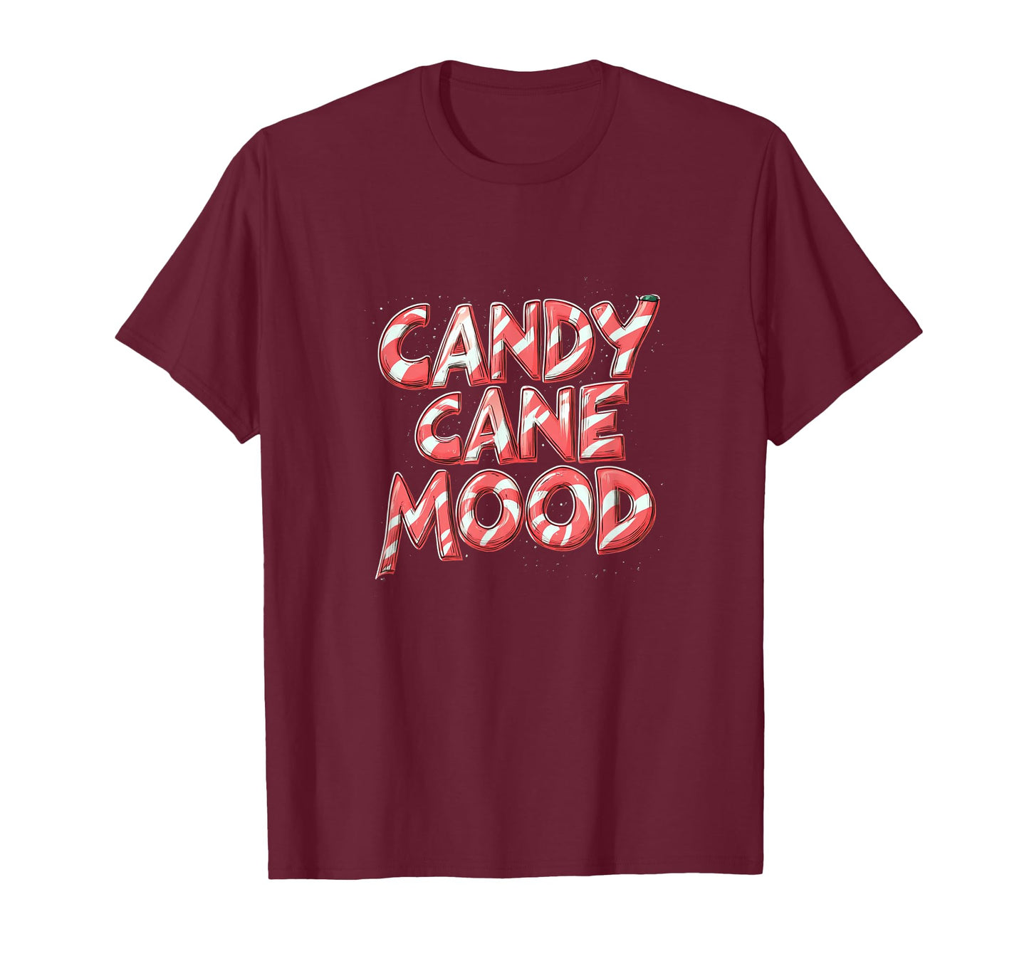 Candy Cane Mood Costume for Festive Days T-Shirt